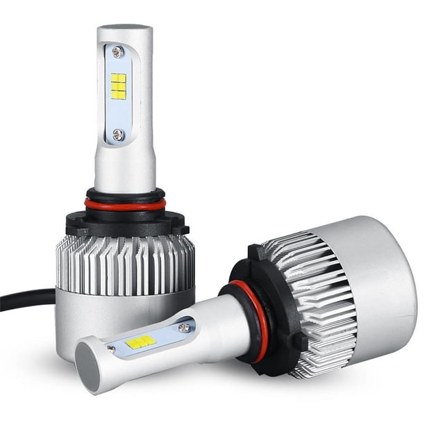 2Pcs 9005 HB3 50W CSP LED Headlight Bulbs Kit Low Beam 8000LM 6500K White